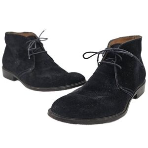 Gordon Rush Midnight Blue Suede Chukka Lace Boots Size 9.5